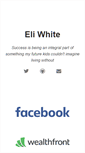 Mobile Screenshot of eli-white.com