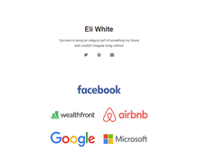 Tablet Screenshot of eli-white.com